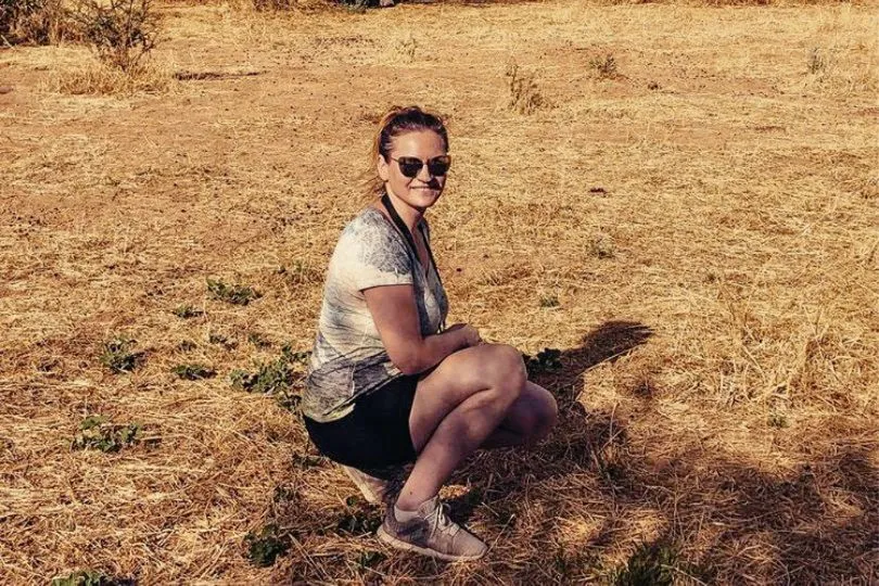 Dörte bietet Reisecoachings an - hier ist sie in Südafrika