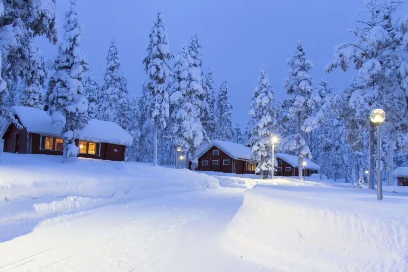 Gemütlichkeit umgeben vom Schnee: Winterliches Finnland
