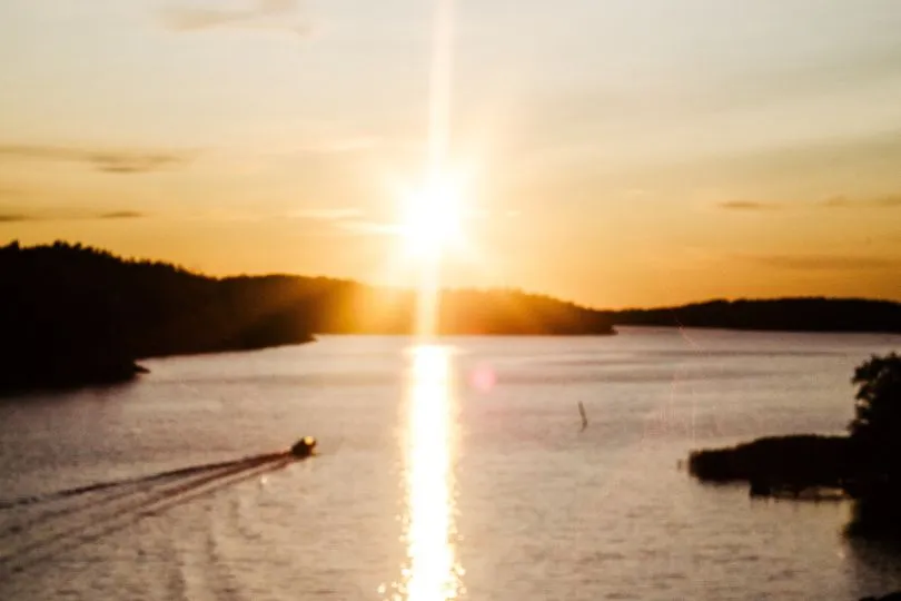 Korpo Finnland Sonnenuntergang