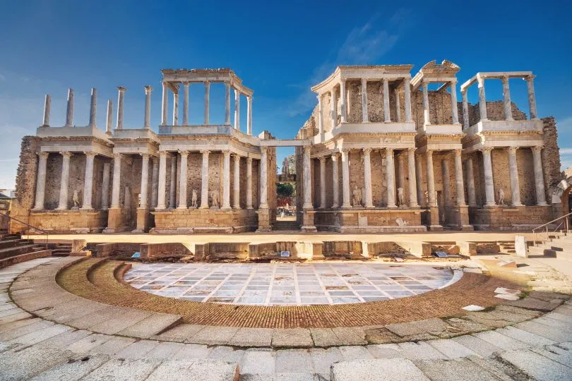 Das Amphitheater in Merida