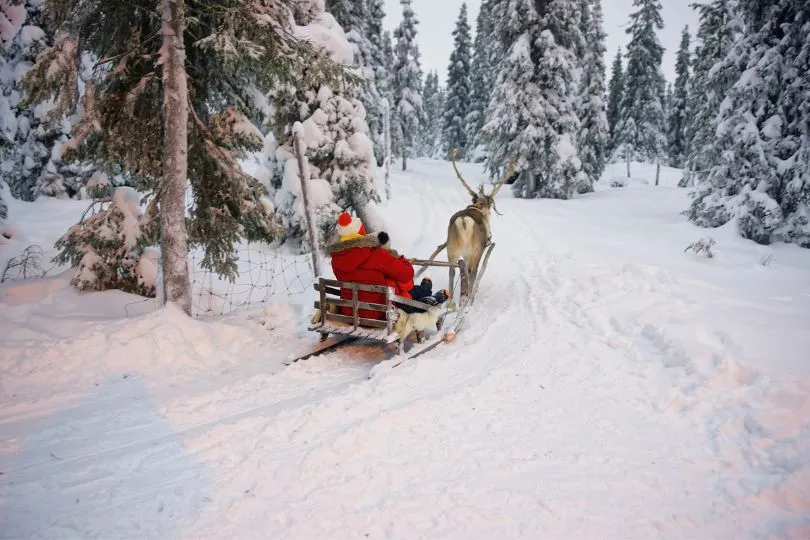 Wintersport in Finnland