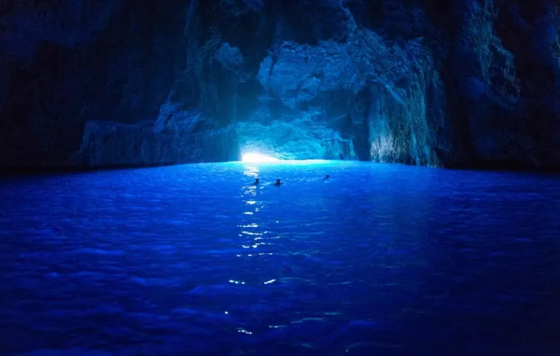 Blaue Grotte auf der unbekannten Insel Kastellorizo
