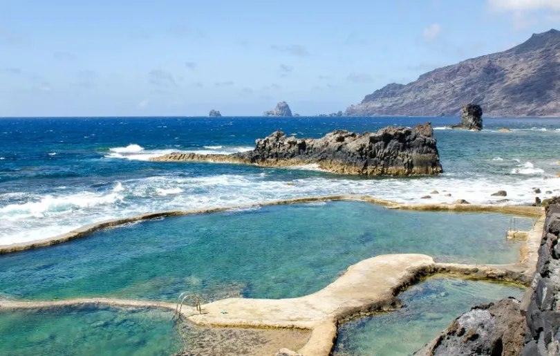 Die Playa Maceta ist eher Naturpool als Strand