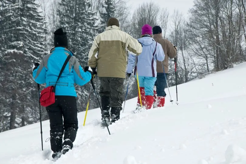 Schneeschuhwandern in Montenegro