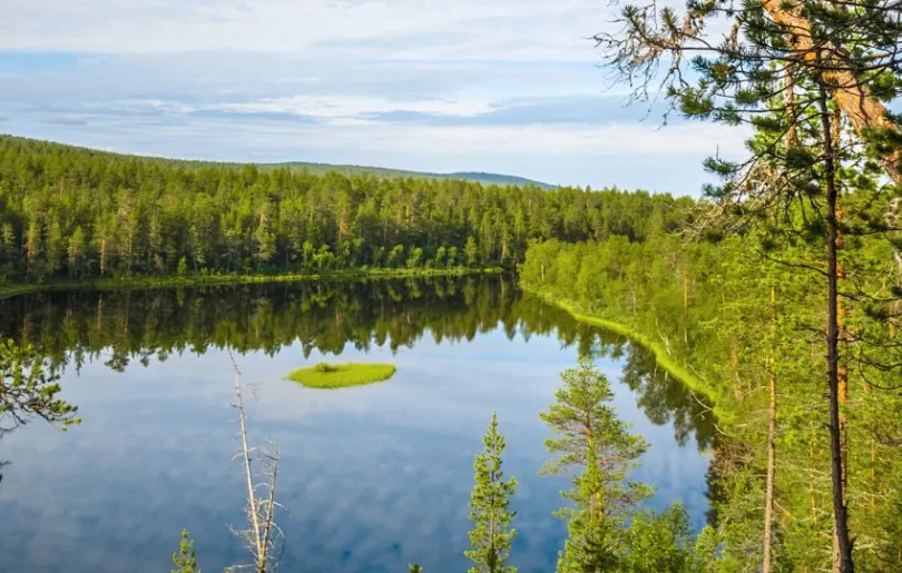 Idyllisch: Der Lemmenjoki Nationalpark in Finnland
