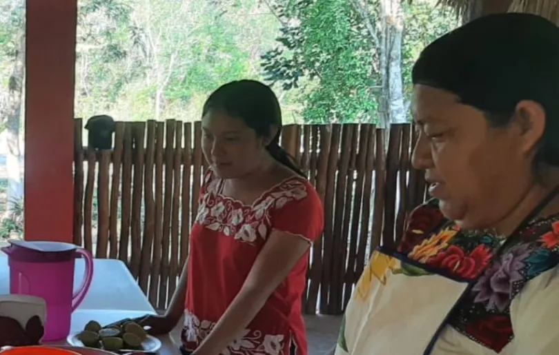 Frauen der Maya Community in Nuevo Durango