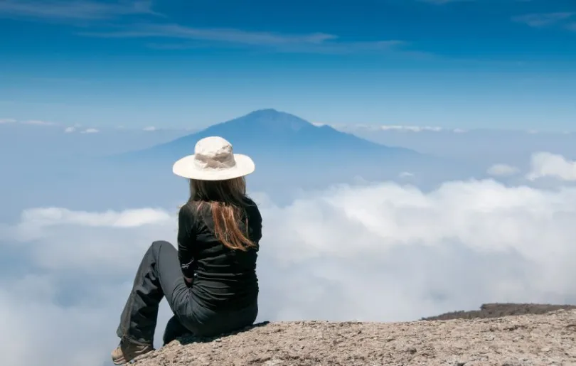 Ausblick vom Kilimandscharo in Tansania