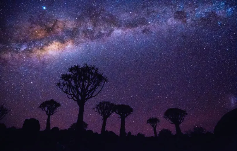 Sternenhimmel in Namibia