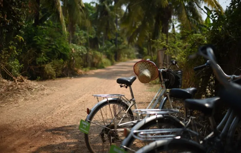 Entdecke Battambang mit dem Fahrrad