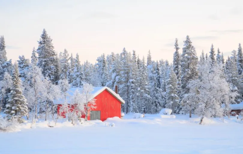 Winterliches Schweden