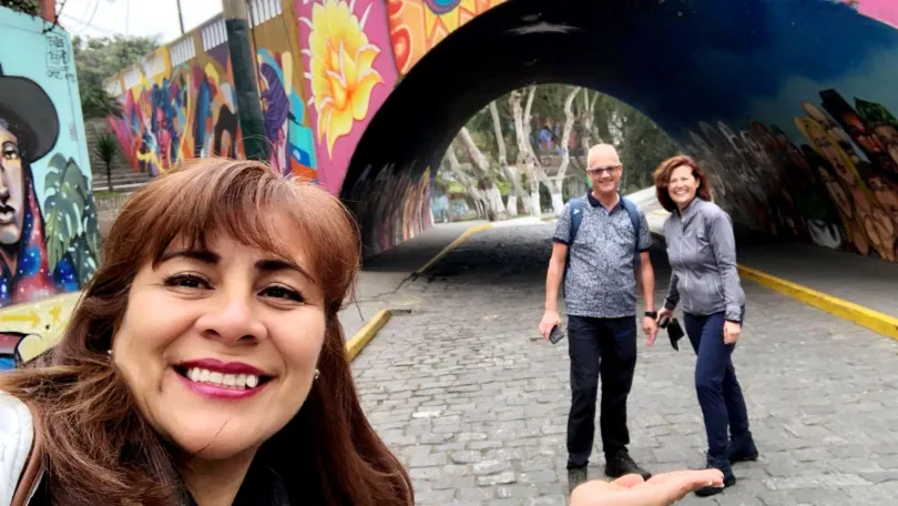 Spaß bei der Walking Tour mit Rosario durch Lima