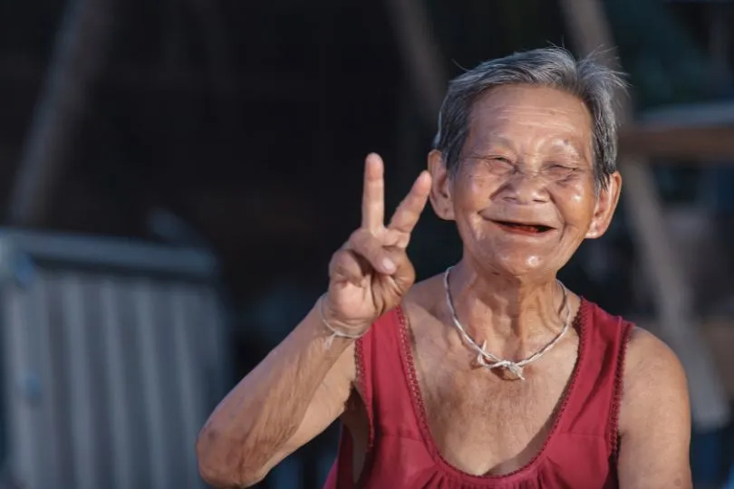 Freundliche Locals in Thailand