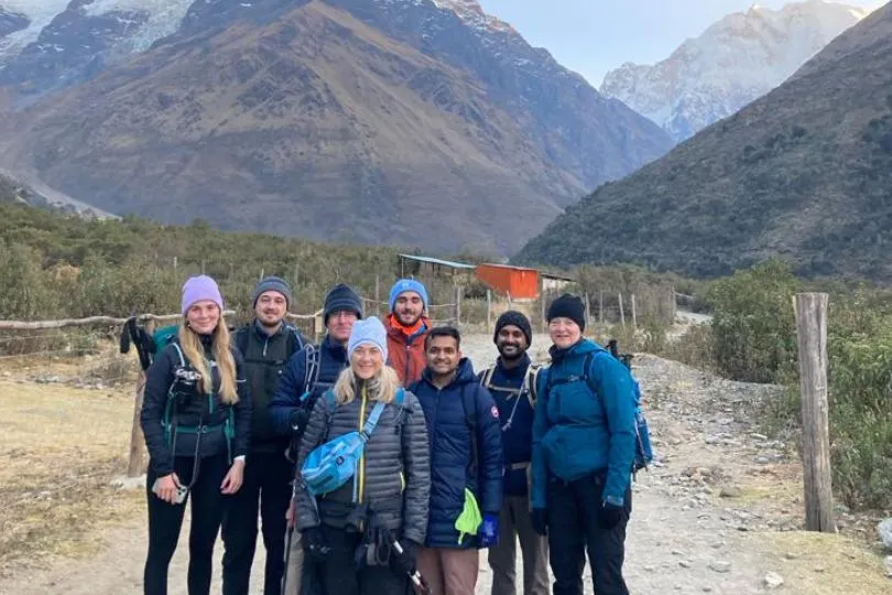 Gruppe in Peru