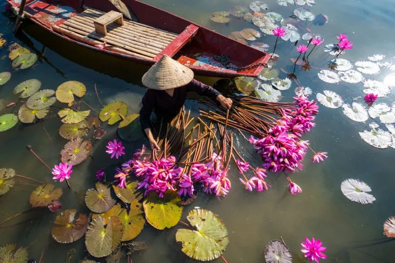 Entdecke Ninh Binh auf deiner Reise durch Vietnam mit dem Zug