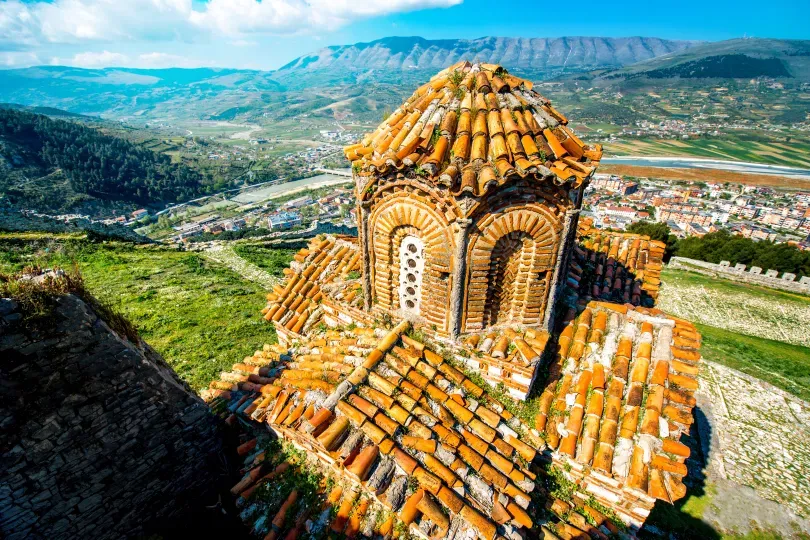 Berat in Gjirokastra in Albanien