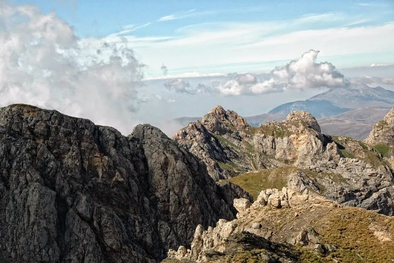 Bergmassiv in Albanien 