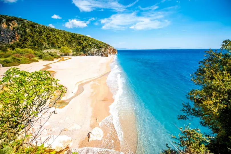 Gjipe Strand in Albanien 