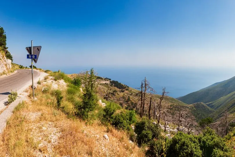 Llogara Pass in Albanien 