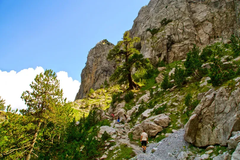 Steinmassiv Valbona in Albanien 