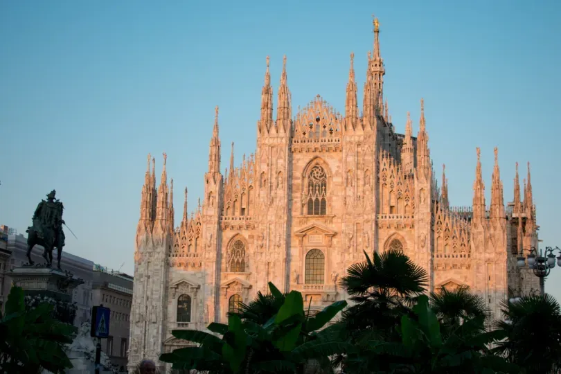 Zwischenstiop in Milan auf dem Weg nach Albanien 