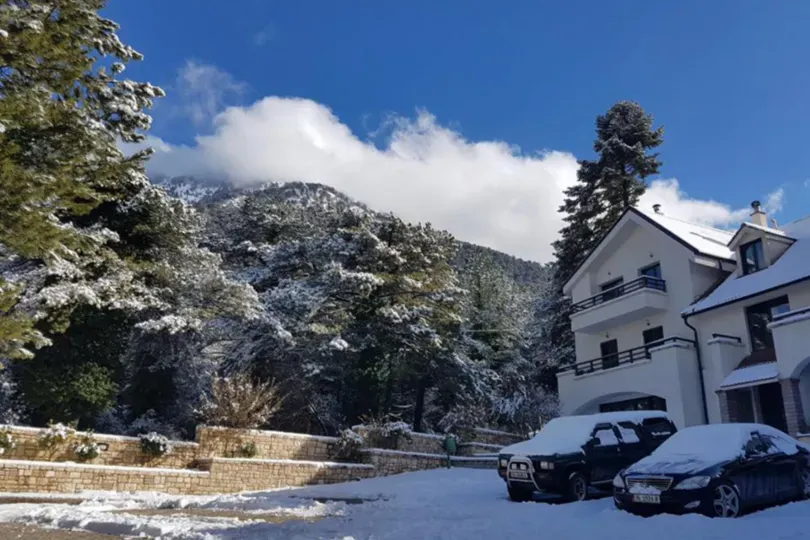 Hotel Alpin in Llogara in Albanien 