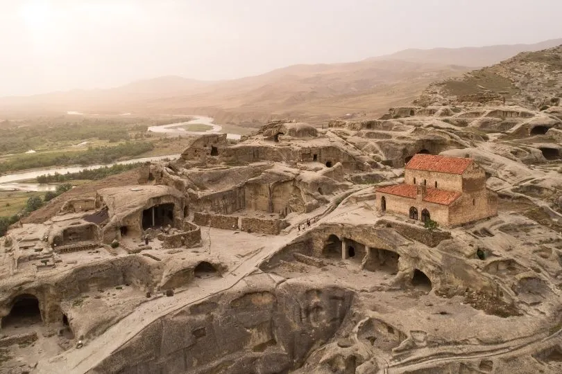 Höhlenstadt in Georgien