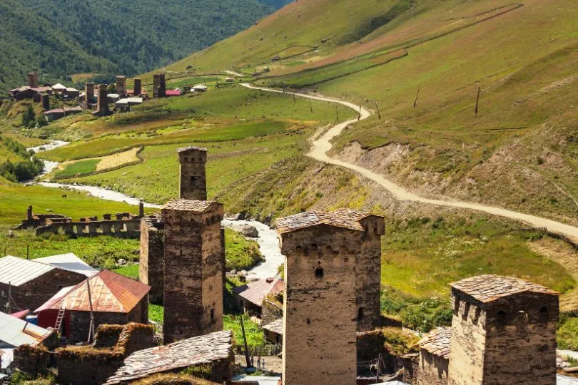 Kleine Dörfer in Georgien besuchen