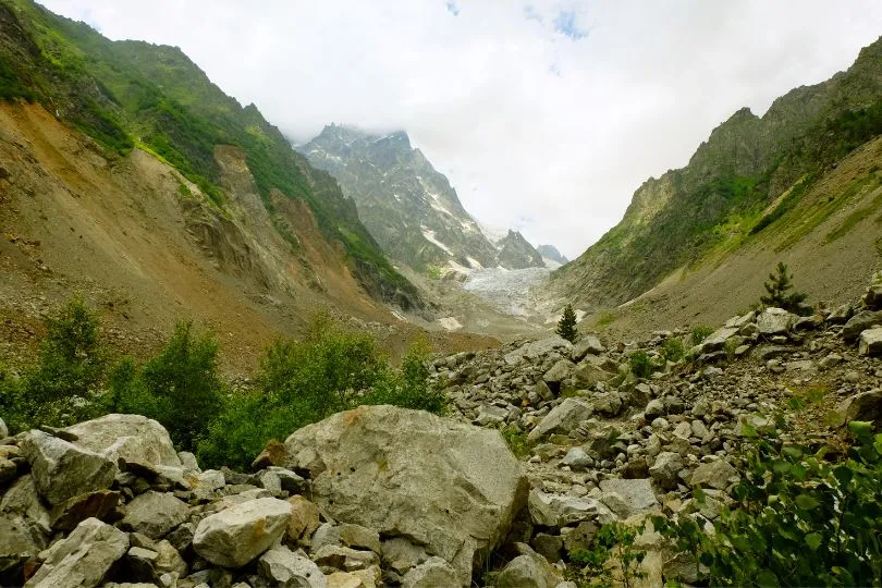 Gletscher in Georgien