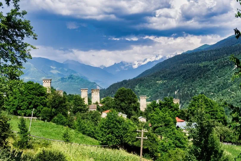 Ushguli in Georgien