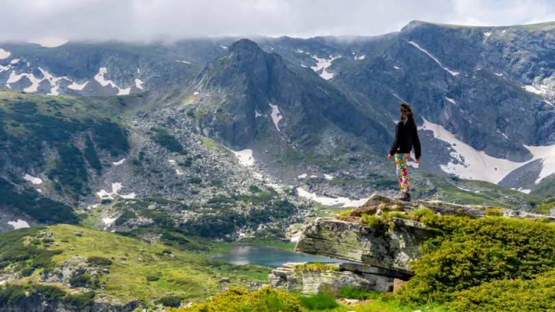 Aussicht Rila Lakes - Wanderroute Bulgarien