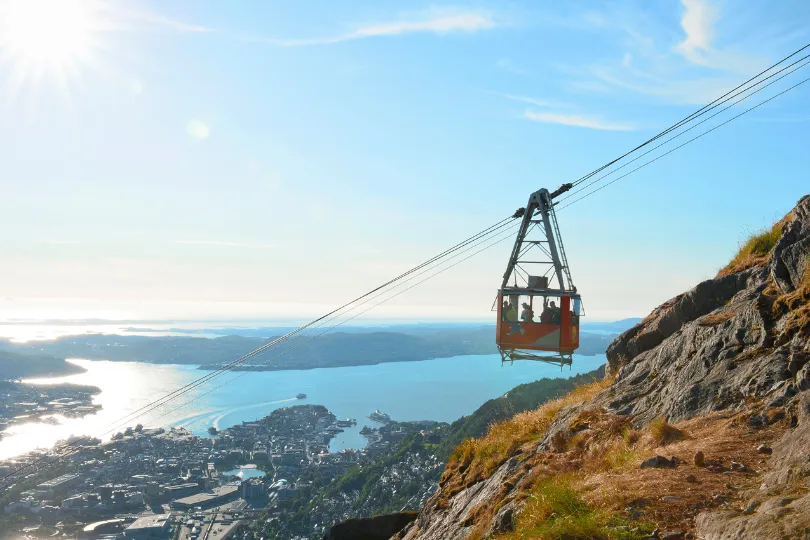 Ulriken Kabelbahn Bergen Norwegen