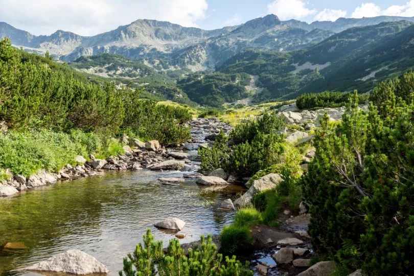 Bulgarien Fluss in Bansko