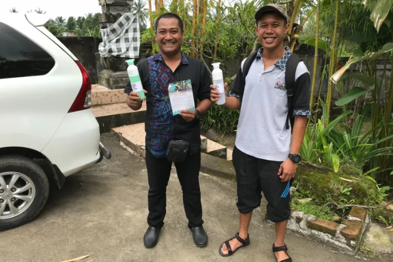Indonesien Wasserflasche