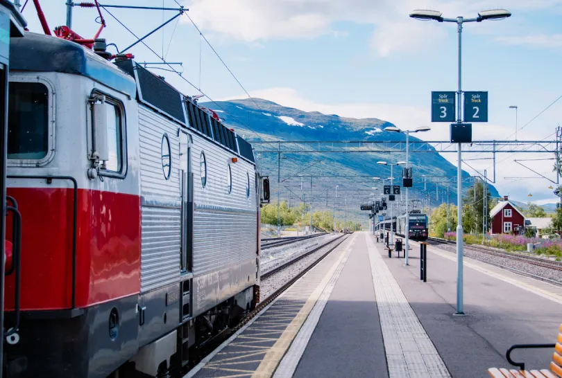 Schweden Bahnhof