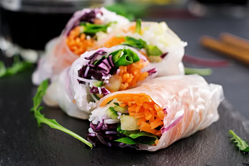 Vegetarische Sommerrollen