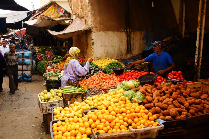 Marokko Fruchtmarkt in Fes