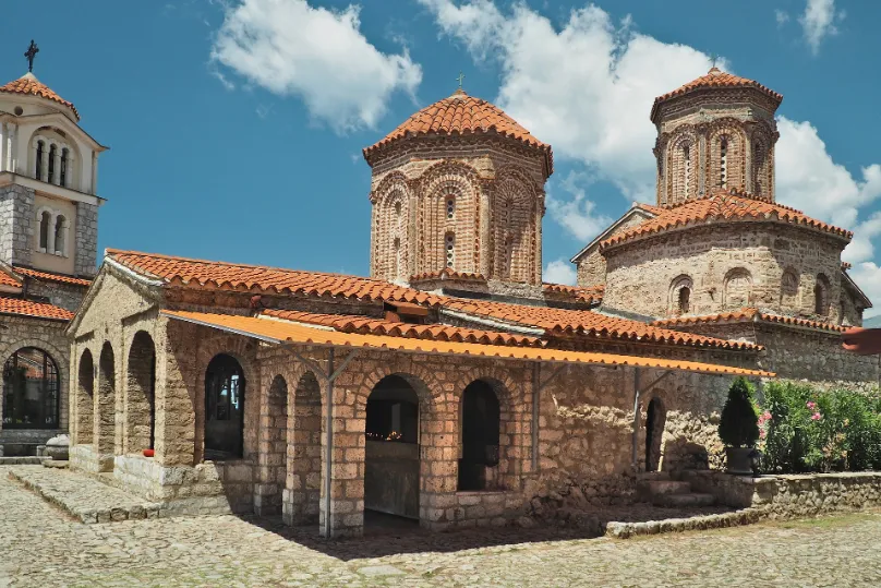 Sint Naum Kloster in Ohrid.