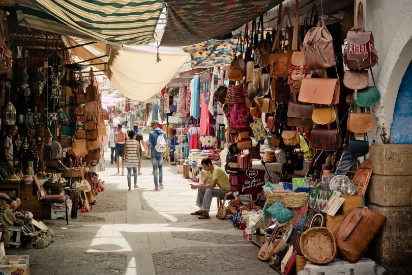 Souk, Marokko.