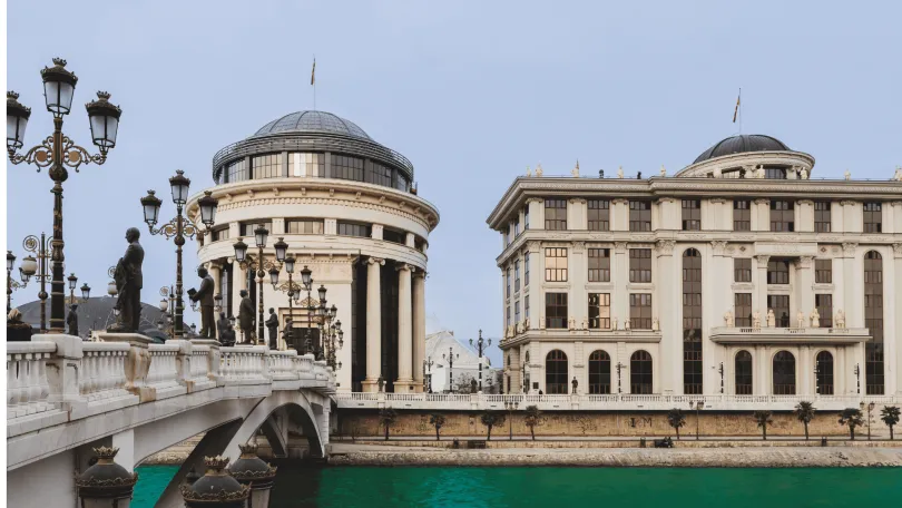 Nordmazedonien Skopje Brücke