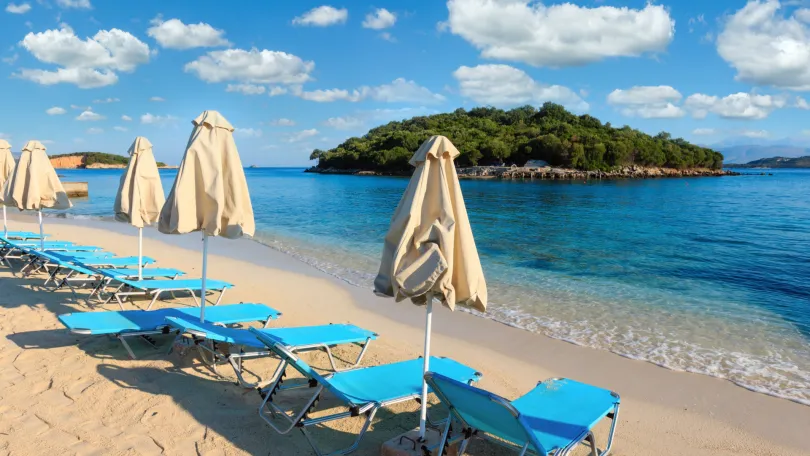 Albanien Ksamil Strand