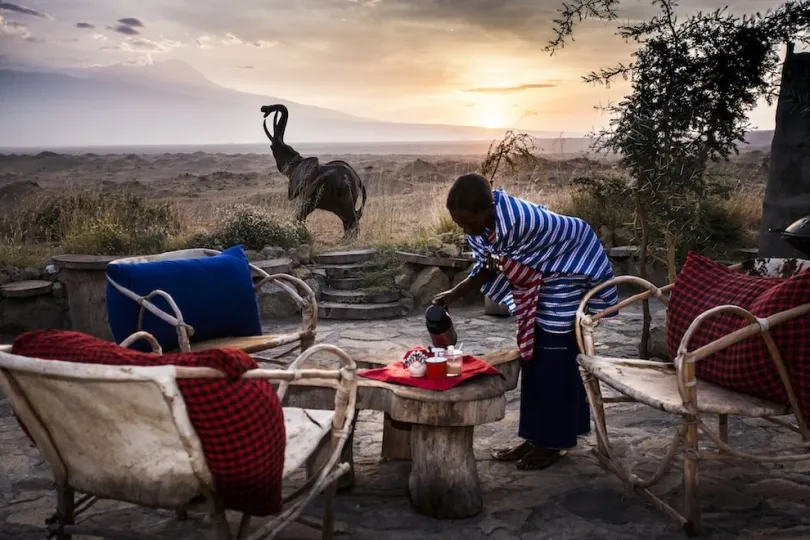 Africa Amini Life Original Maasai Lodge in Tansania.