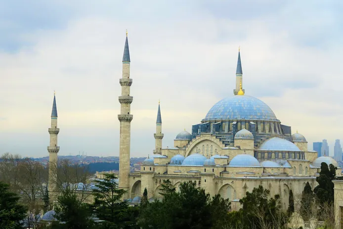 Ein Schloss in Istanbul, Türkei.