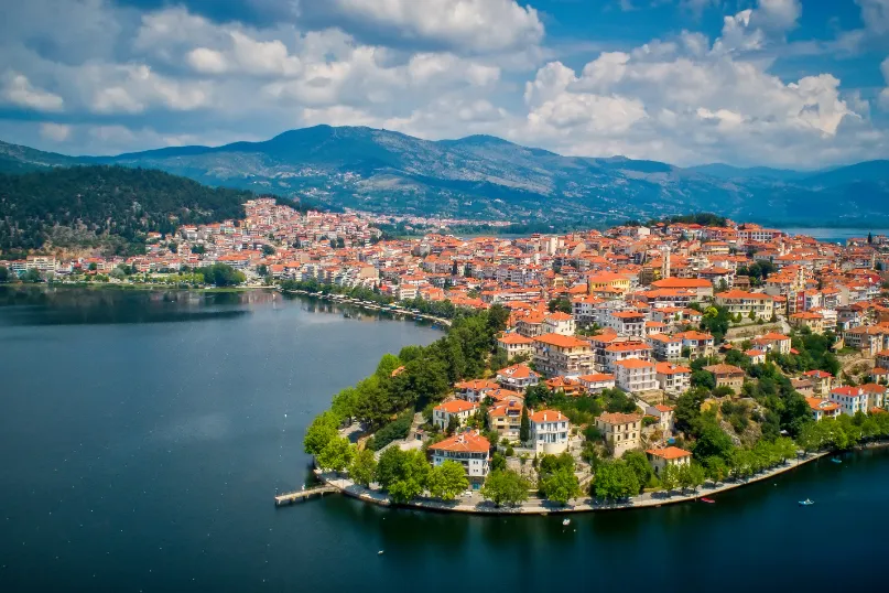 Kastoria Stadt an der See