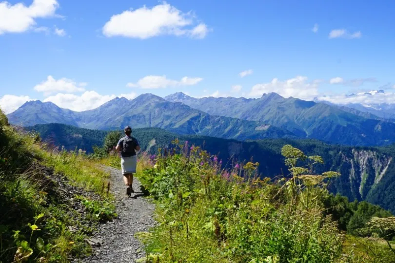 Hike von Mestia zu Ushguli.