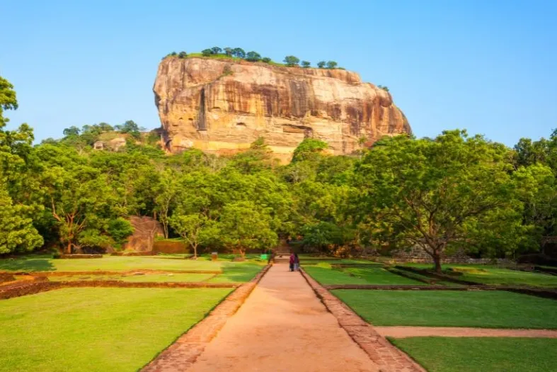 Sigiriya Loewenfelsen in Sri Lanka.