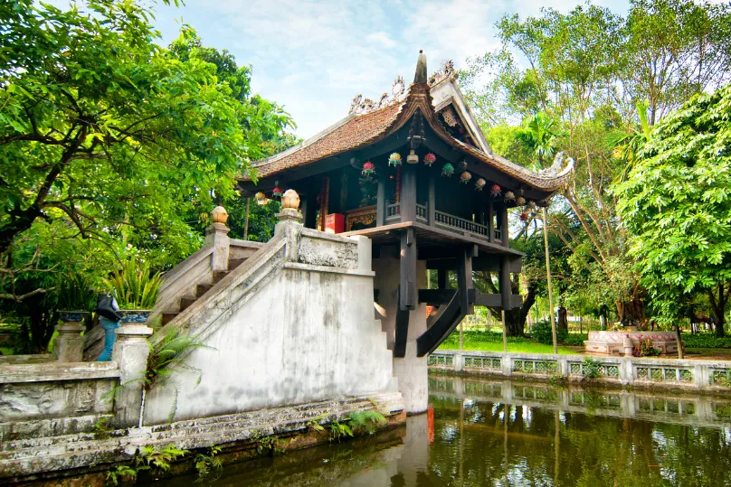 Einsäulenpagode, Hanoi, Vietnam.