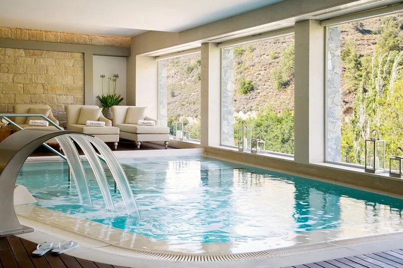 Ein Spa Pool im Hotel.