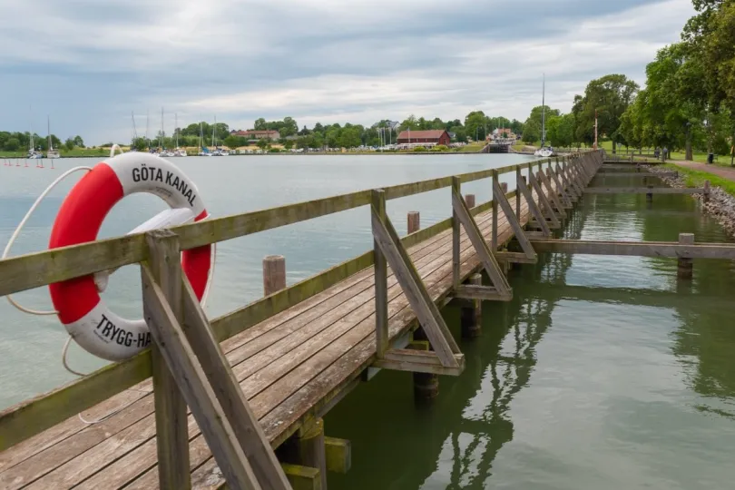 Bergs Locks Kanal in Brokind.