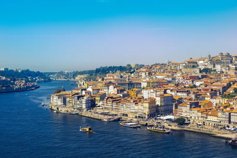 Küstenstadt Porto.