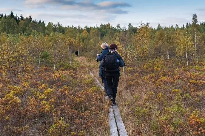 Wandern gehen.